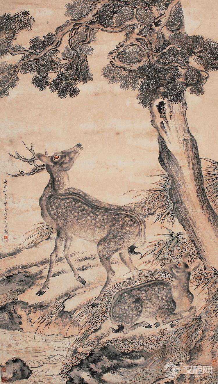 清宫十大画家 金廷标画选 