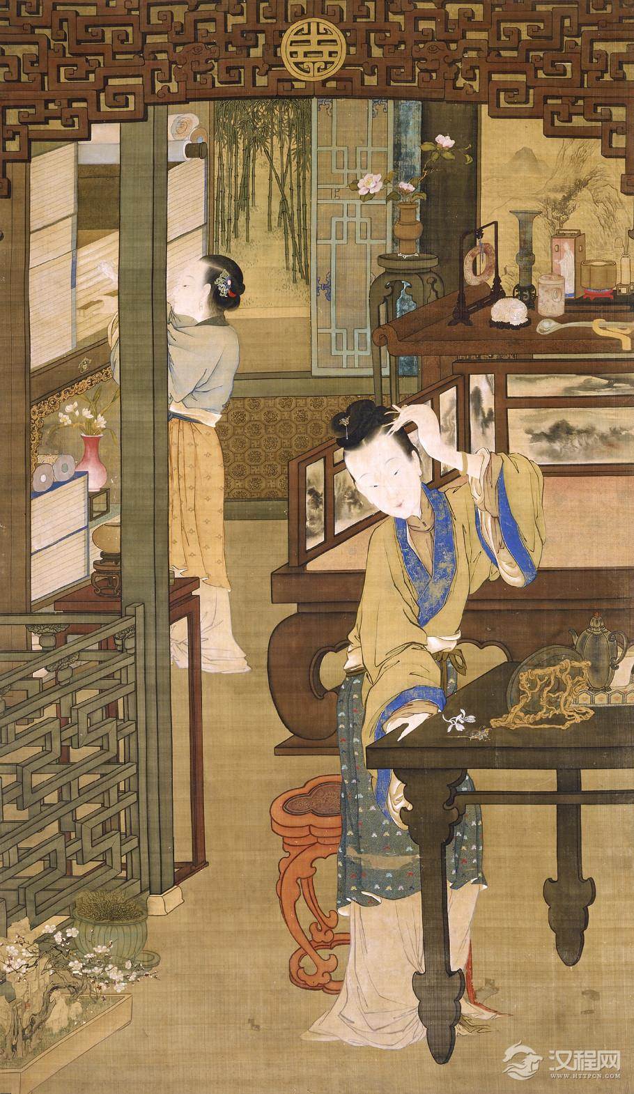 清宫十大画家 金廷标画选 