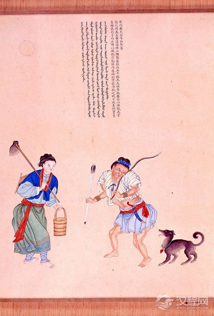 职贡图 清 乾隆年间 谢遂画