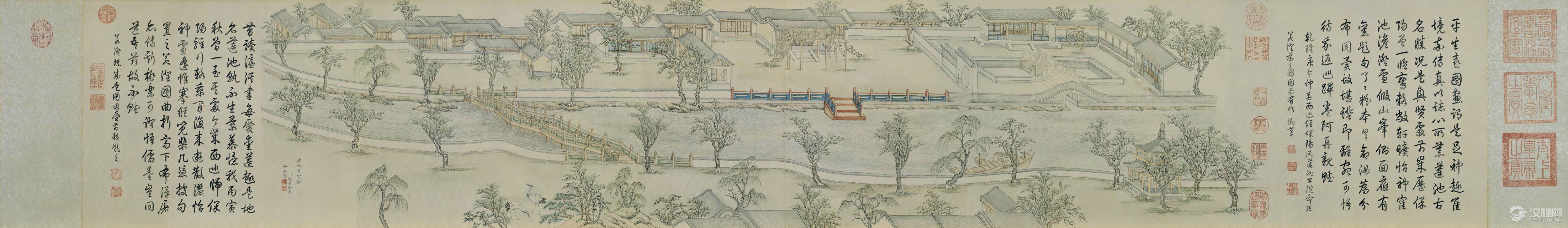 北京故宫博物院珍藏 清代绘画长卷