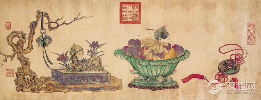 慈禧画选 葡萄图 (百幅中国名画)