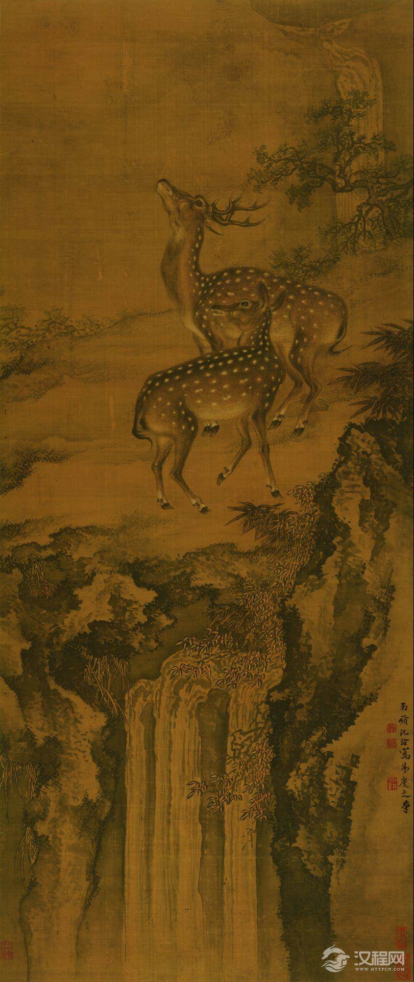 清 沈铨画选 百鸟图