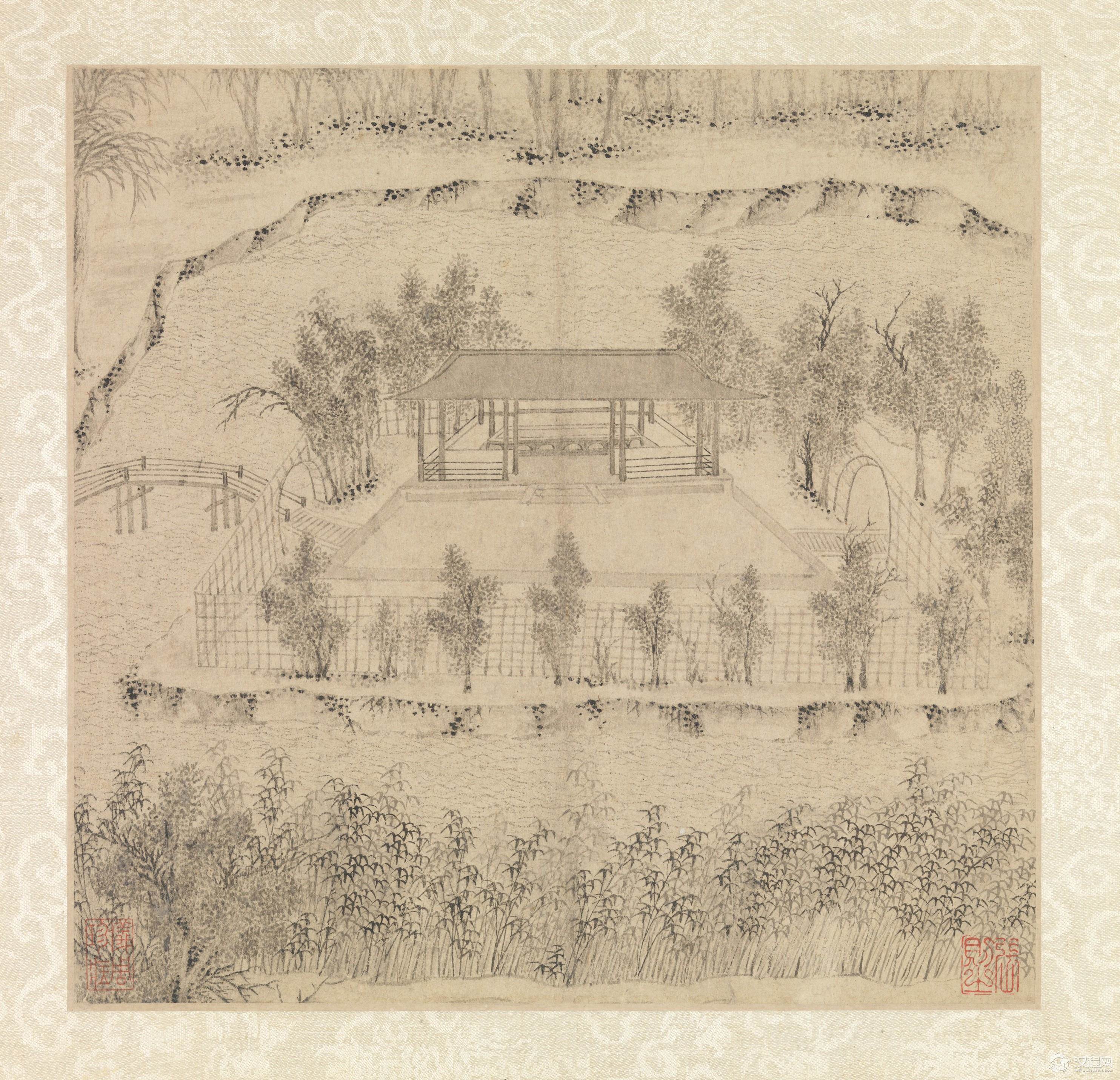 明 文征明 山水诗画册