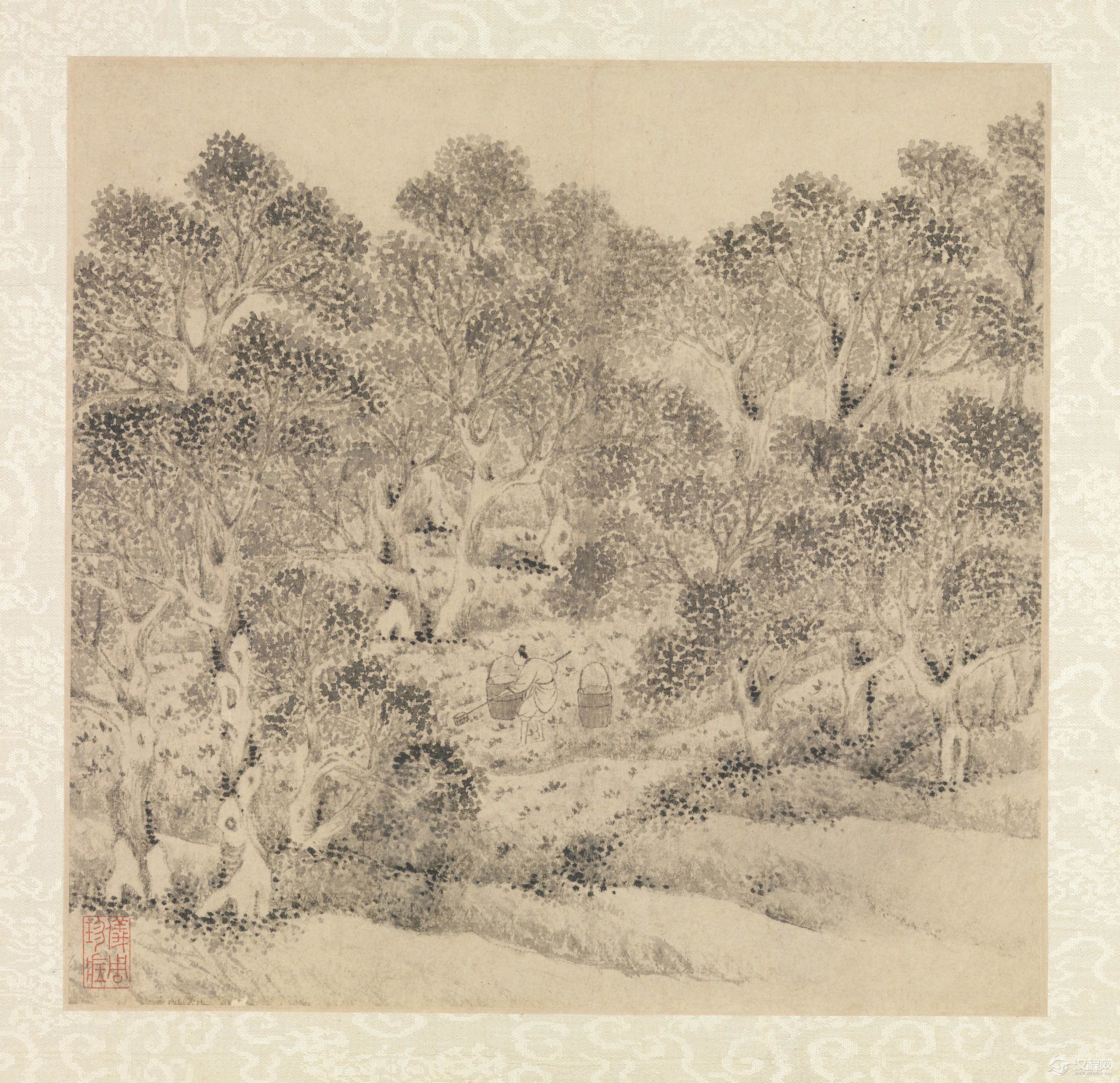 明 文征明 山水诗画册