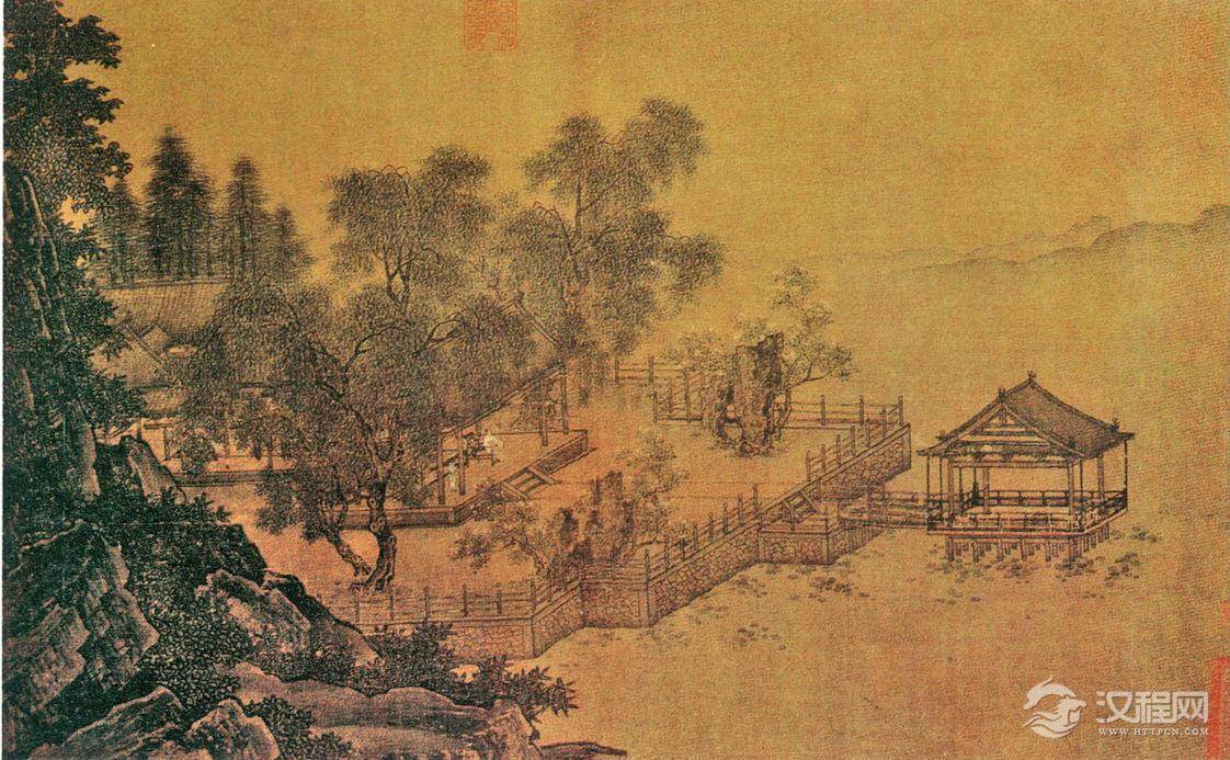 四景山水图