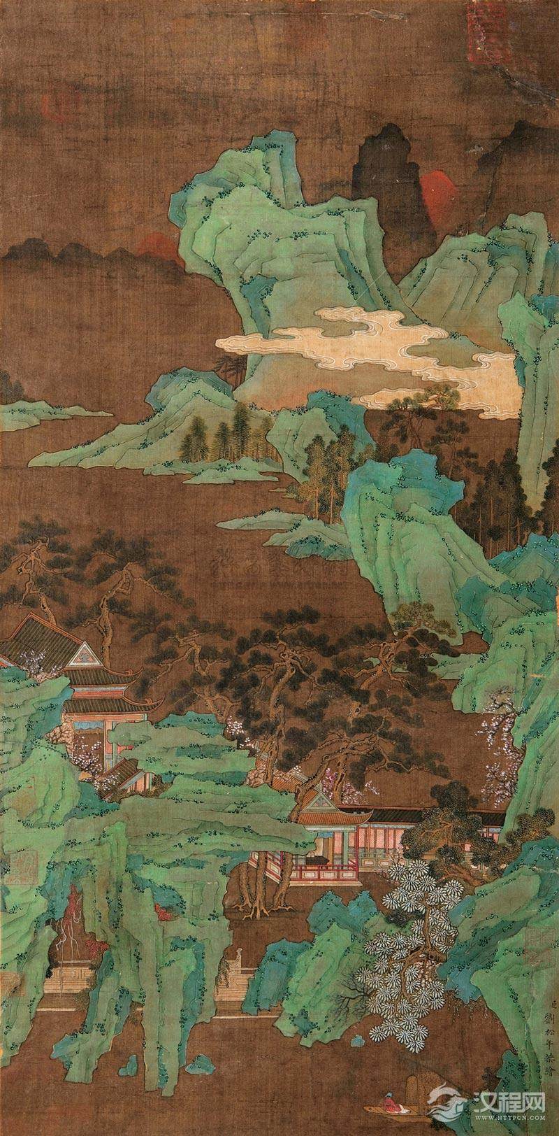 四景山水图