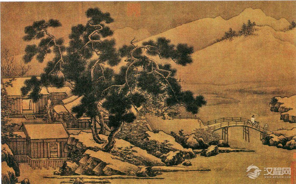四景山水图