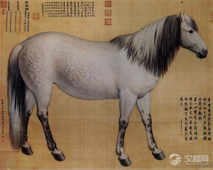 清 郎世宁 十骏图
