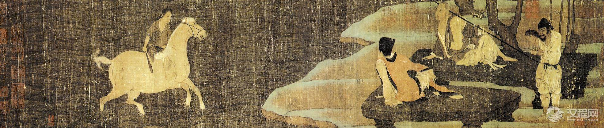 韩幹画选 牧马图 - 潮河边人 - 潮河边人博客