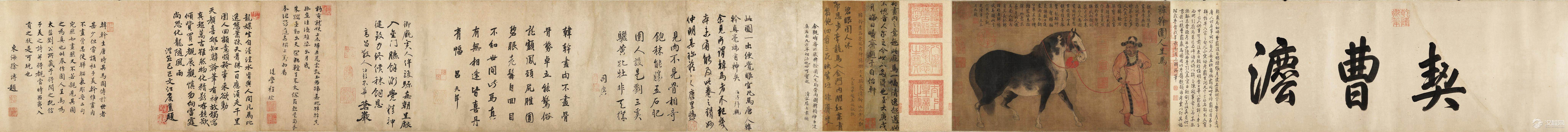 韩幹画选 牧马图 - 潮河边人 - 潮河边人博客
