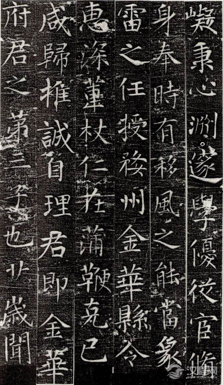 唐  张旭楷书《严仁墓志》