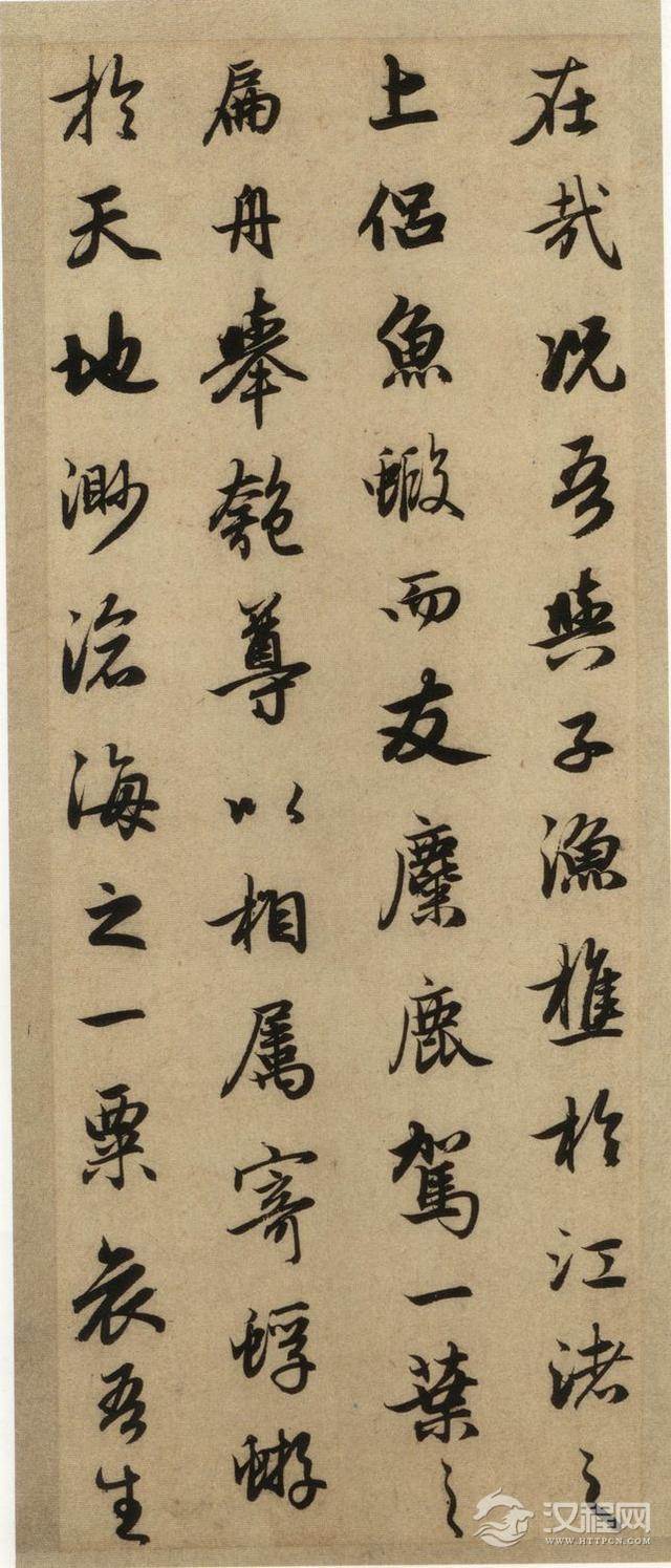 古代书法手卷：赵孟頫《前赤壁赋》，其线条温润凝练，外秀内刚！