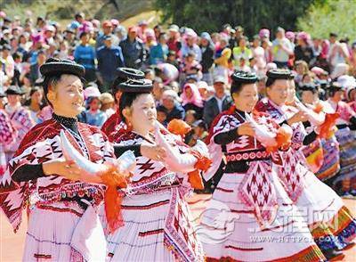 苗族盛大的传统节日—花山节