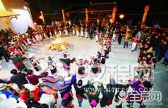 “面具舞”在白马语中称作“池哥昼”