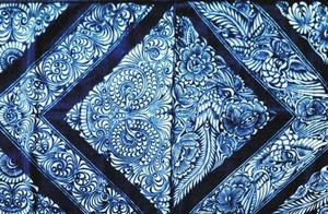 传承丨默默绽放的古老花朵和图案，枫香印染