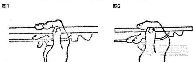 板胡持弓的选择与定位