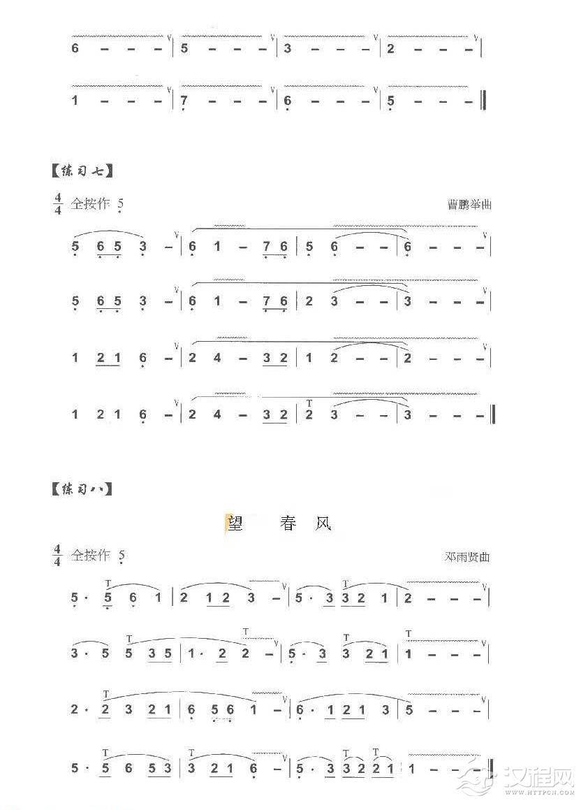 巴乌手指技巧练习《巴乌虚指颤音和腹颤音练习曲及技巧》