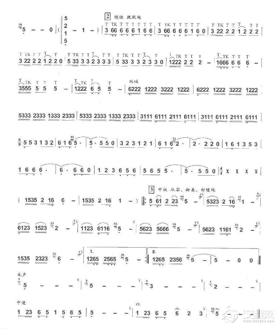 巴乌中高级乐曲《阿昌情深》林荣昌曲