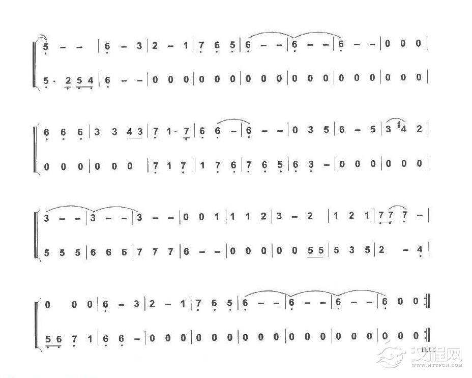 巴乌通俗乐曲《毕业生》保罗·西蒙 阿特·伽芬克尔曲