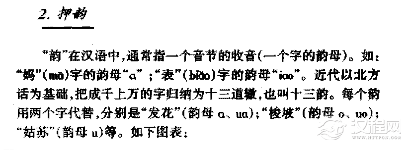 歌词的韵律《押韵》歌词的创作