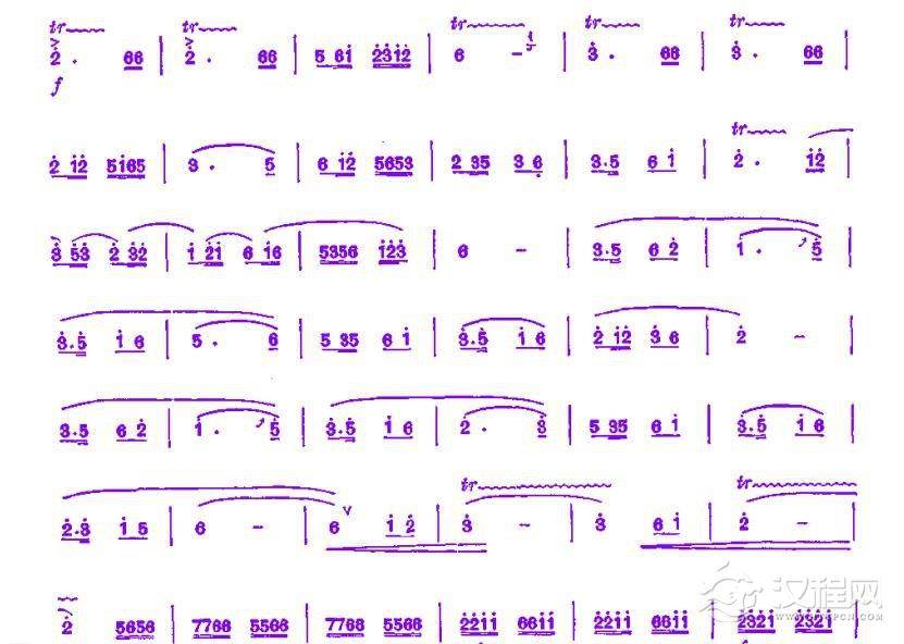 竹笛谱【塞上铁骑】