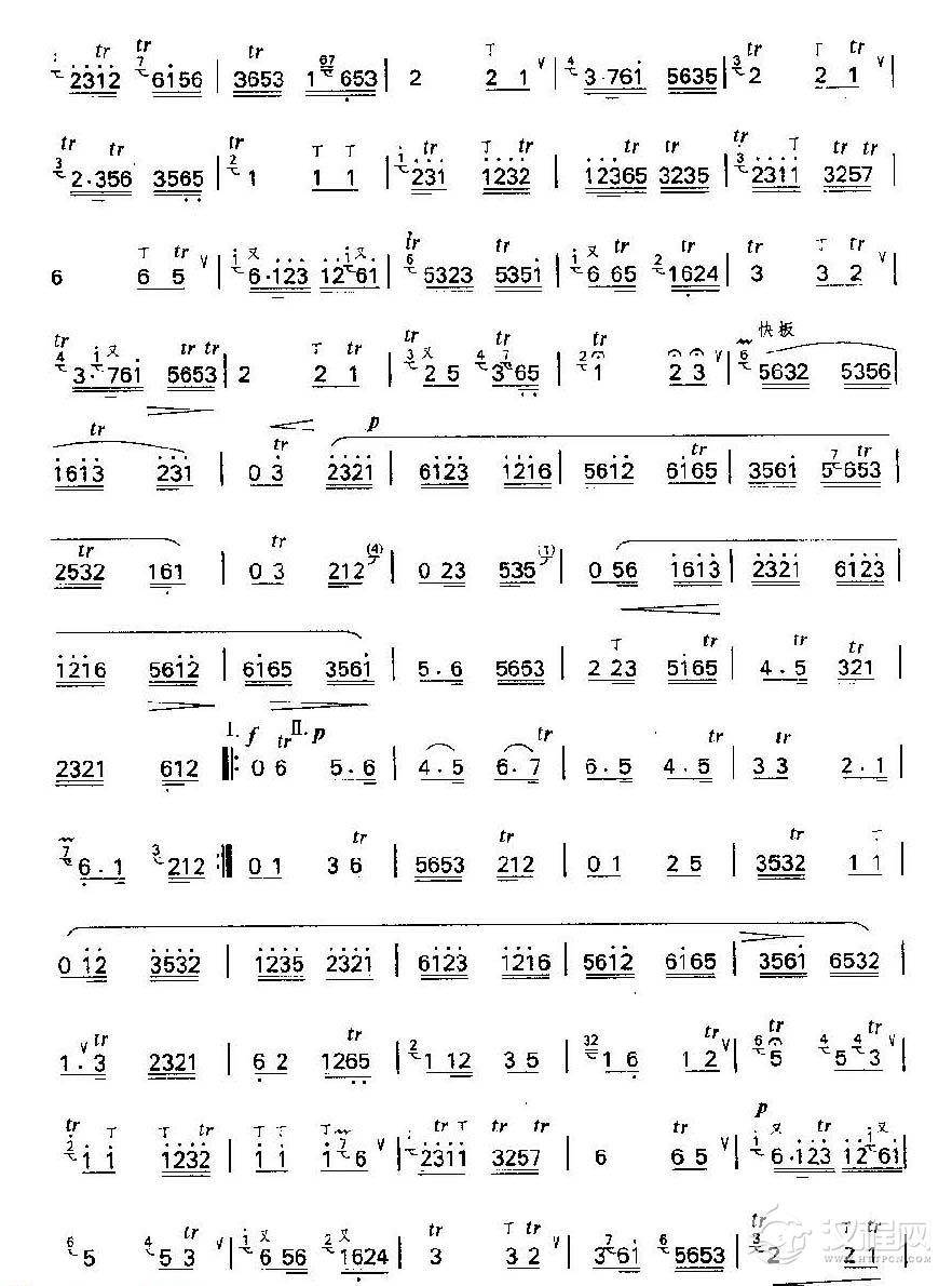 竹笛练习曲《姑苏行》江先渭 曲