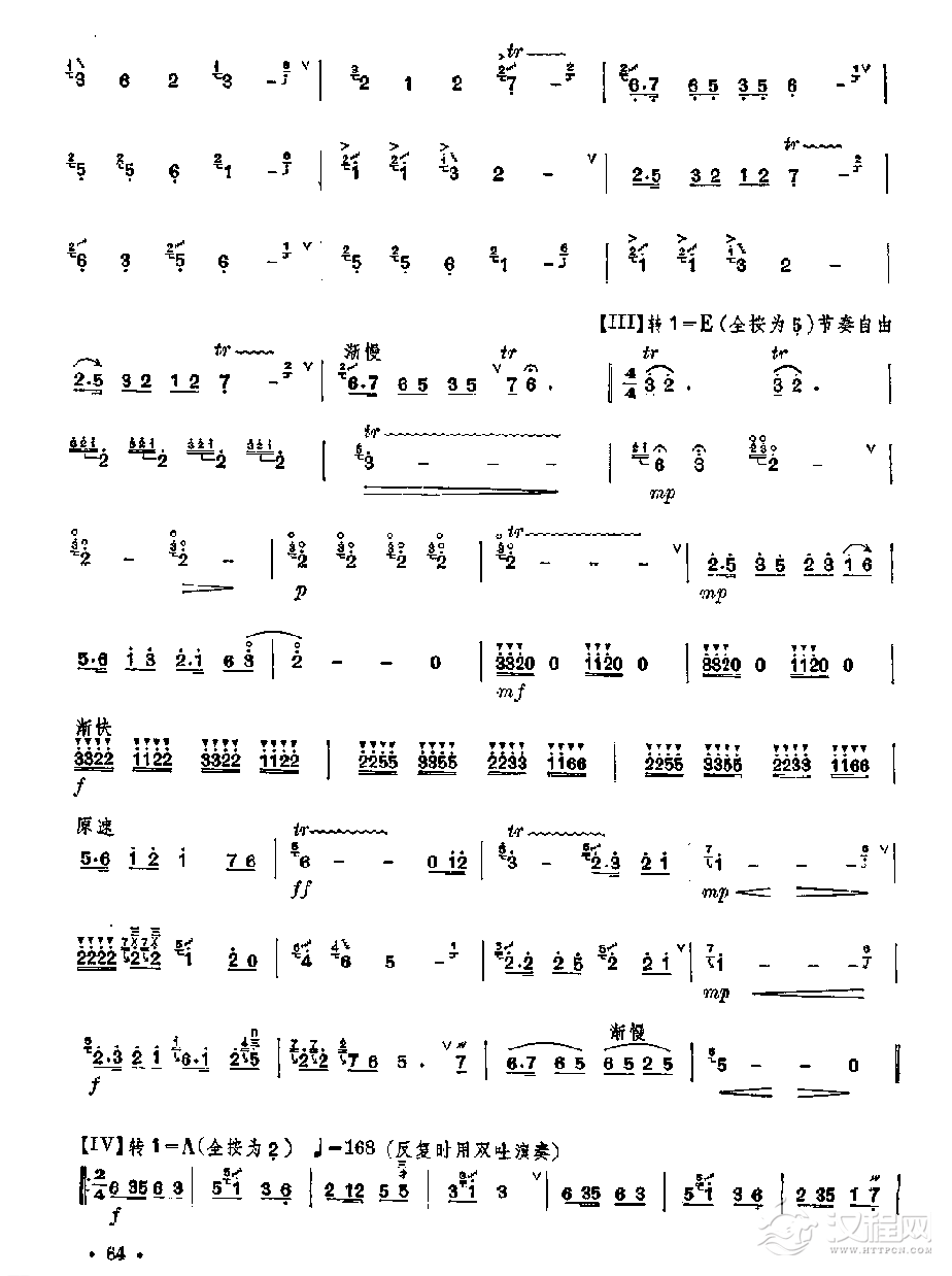 笛子独奏曲《喜报》陆春龄/曲