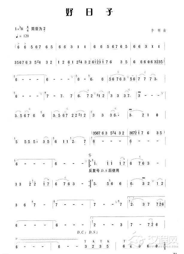 笛子流行金曲《好日子》民歌经典