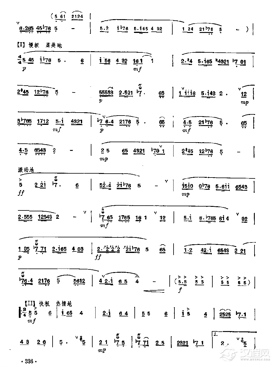 笛子独奏曲《秦川抒怀》马迪/曲