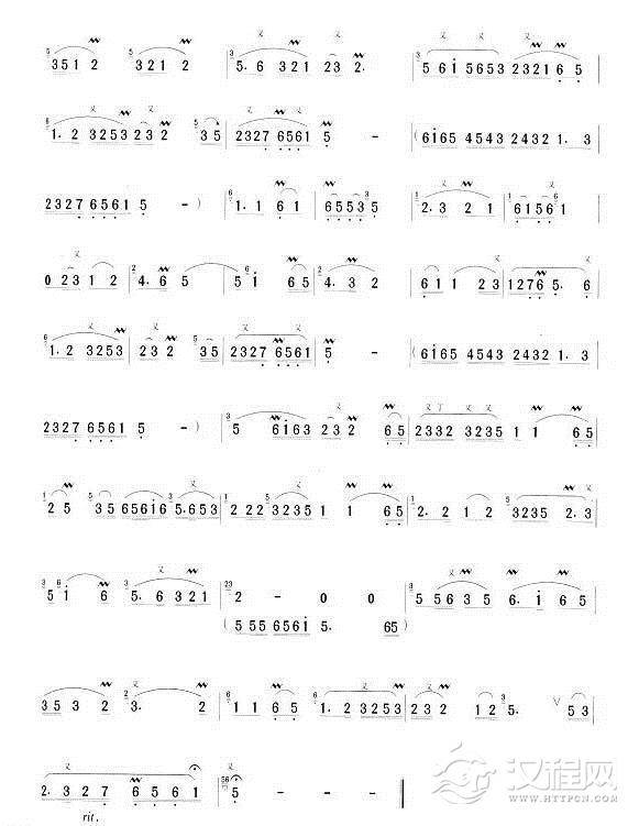 笛子流行金曲《洪湖水，浪打浪》民歌经典