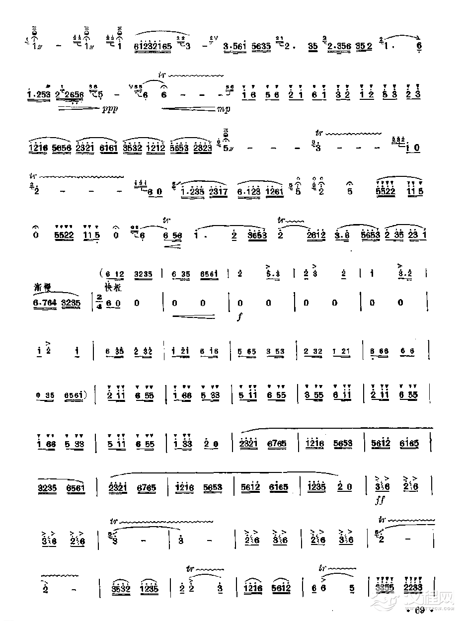 笛子独奏曲《江南春》曾加庆、陆春龄/曲