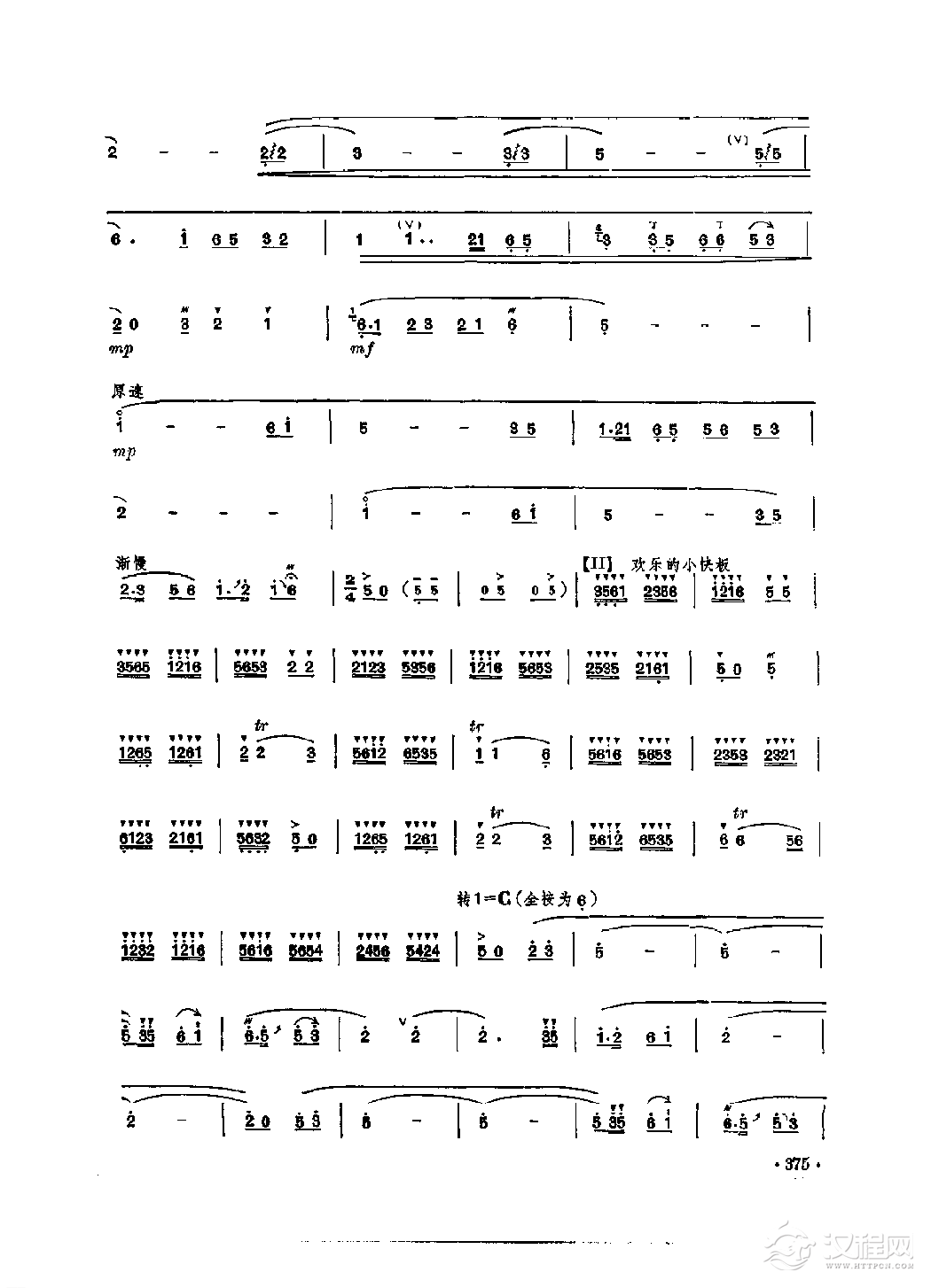 笛子独奏曲《巢湖泛舟》刘正国/曲