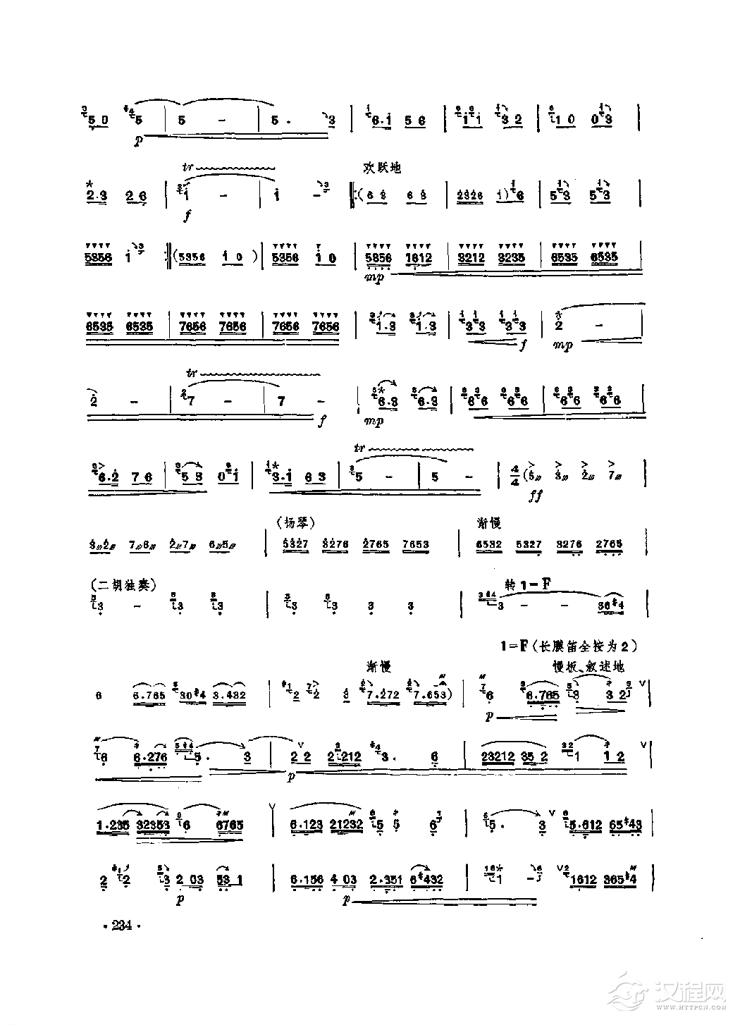 笛子独奏曲《淮海欢歌》林克男/曲