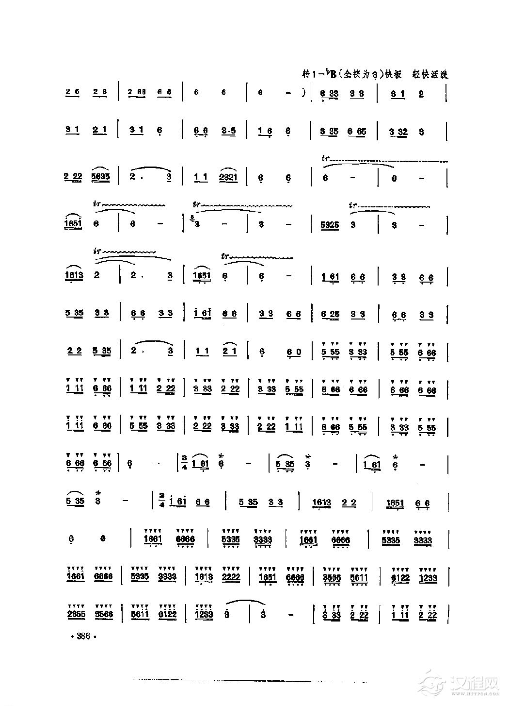 笛子独奏曲《山寨赞歌》马汝明/曲