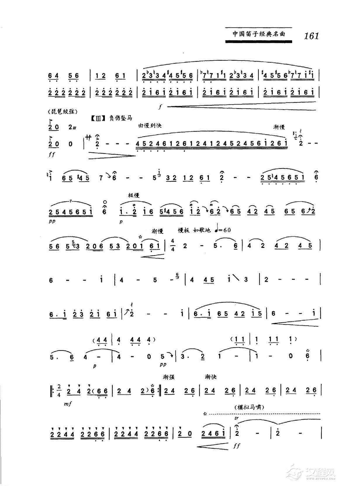 中国笛子名曲《小八路勇闯封锁线》陈大可曲