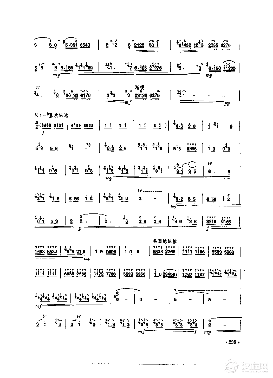 笛子独奏曲《淮海欢歌》林克男/曲