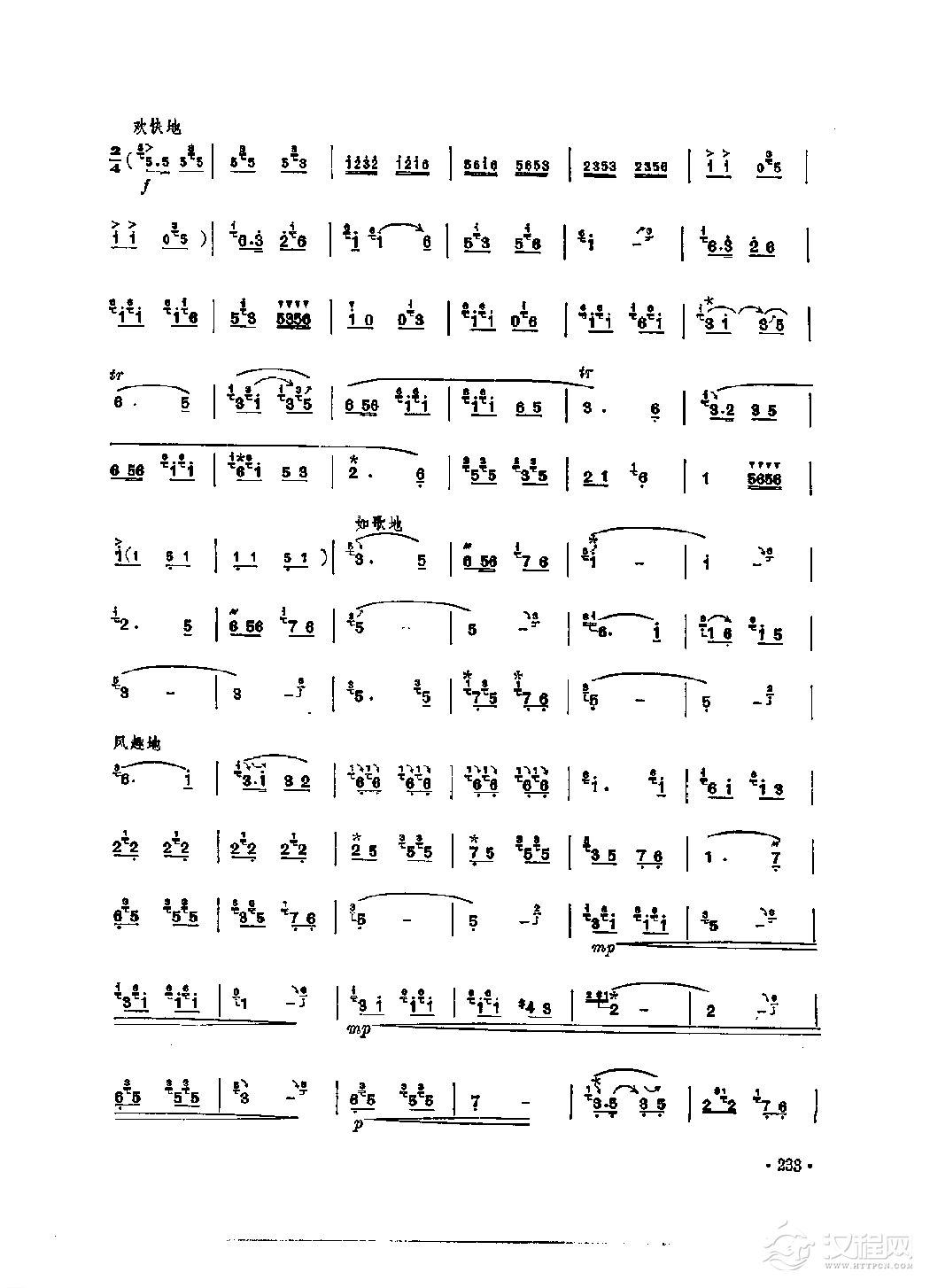 笛子独奏曲《淮海欢歌》林克男/曲