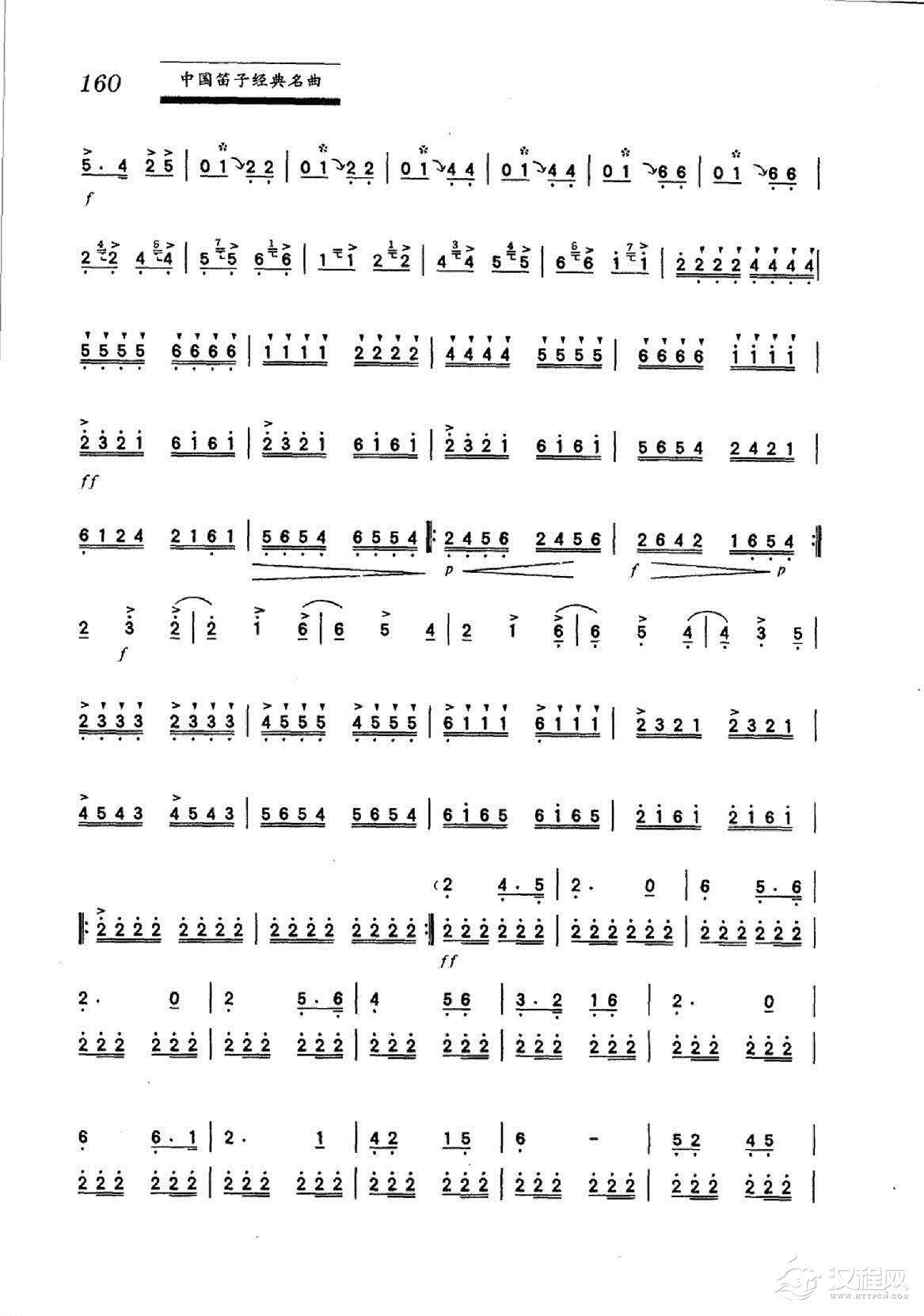 中国笛子名曲《小八路勇闯封锁线》陈大可曲