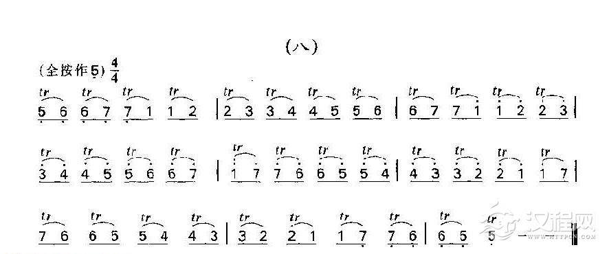 竹笛吐音与颤音的训练