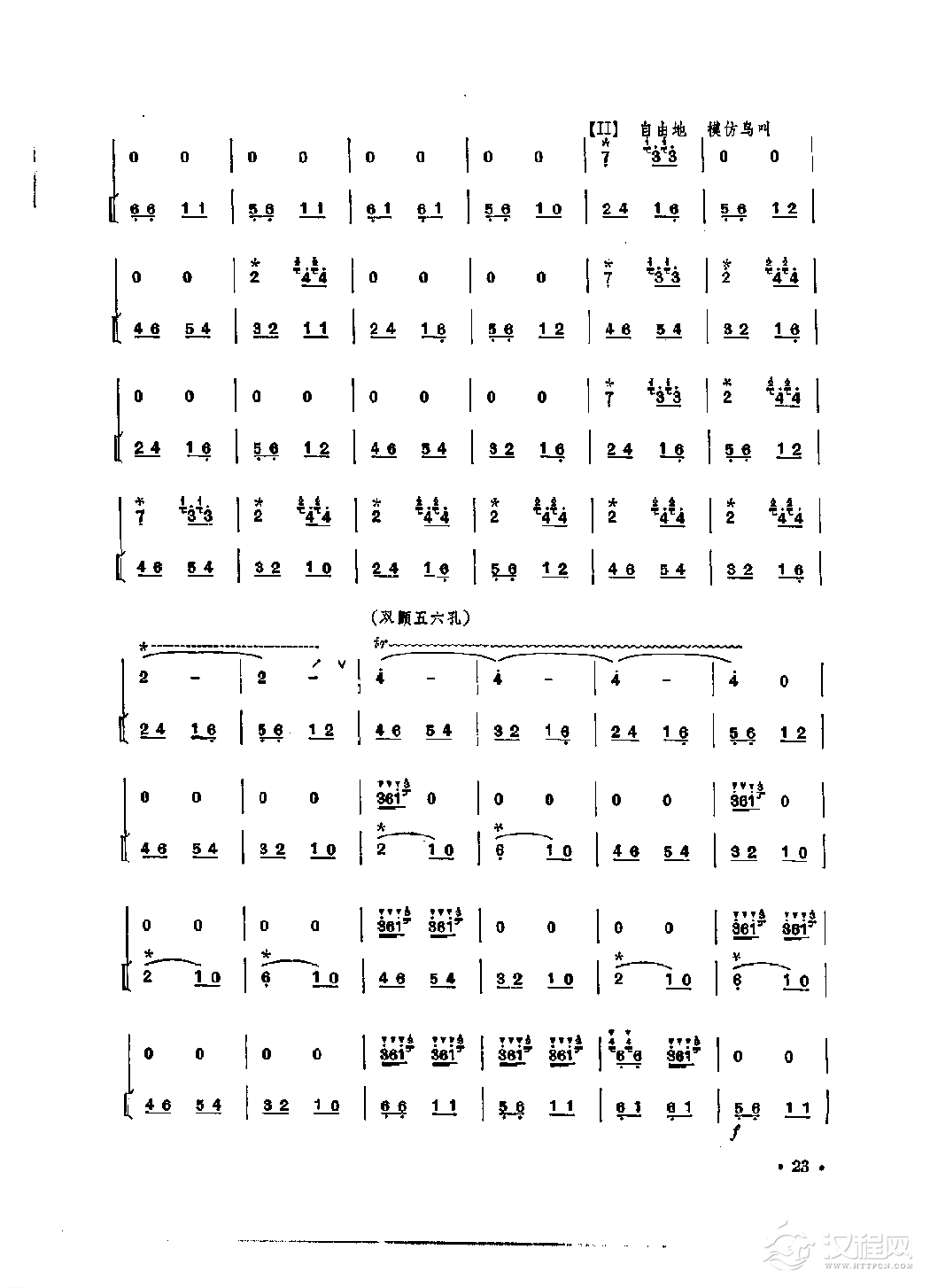 笛子独奏曲《荫中鸟》刘管乐/曲