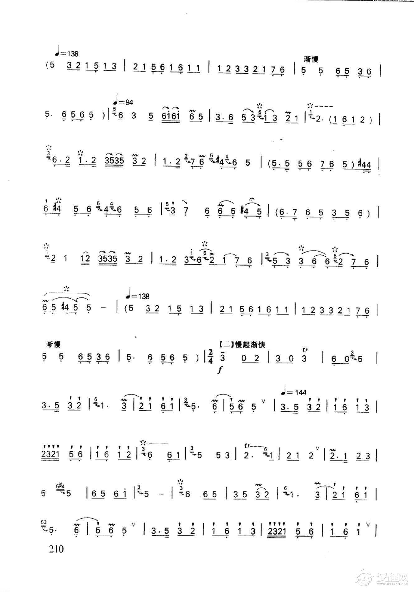 笛子名曲[凤阳歌绞八板&山东民间乐曲]