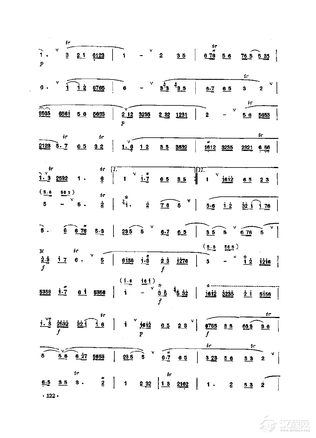 笛子独奏曲《三还头》山东传统乐曲