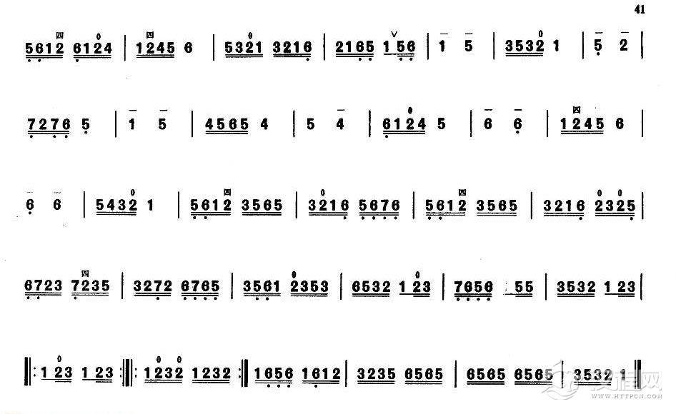 业余二胡考级三级练习曲《五声音阶练习》宋国生曲