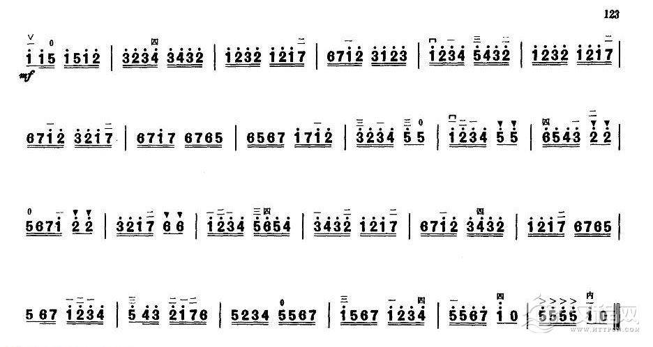 业余二胡考级六级练习曲《快速换把练习》王国潼曲