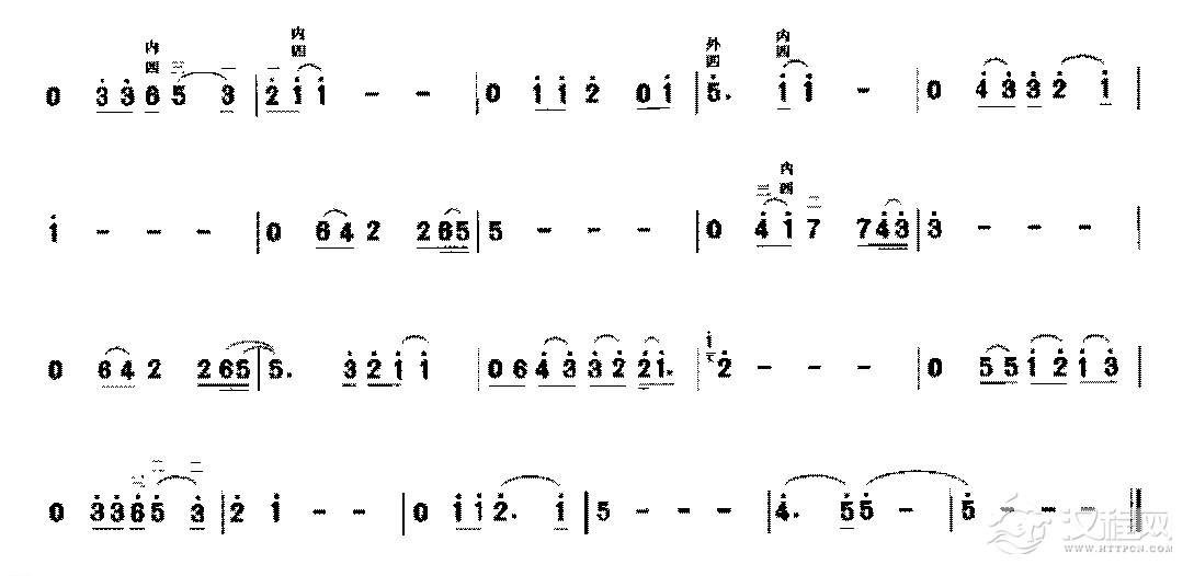 二胡C调上/中把位的音位练习曲《忘不了》