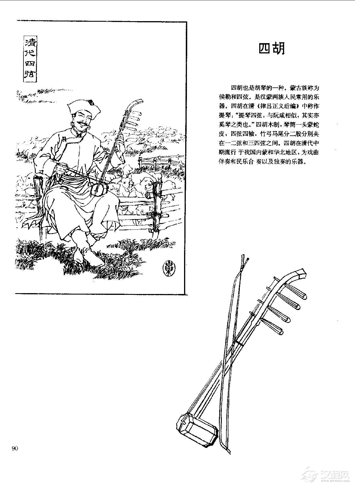 中国古代乐器《四胡》