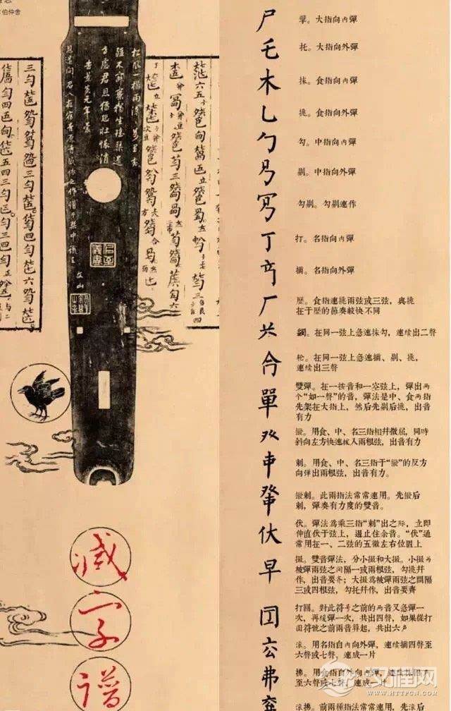 古琴中英文详解 Guqinin Chineseand English 