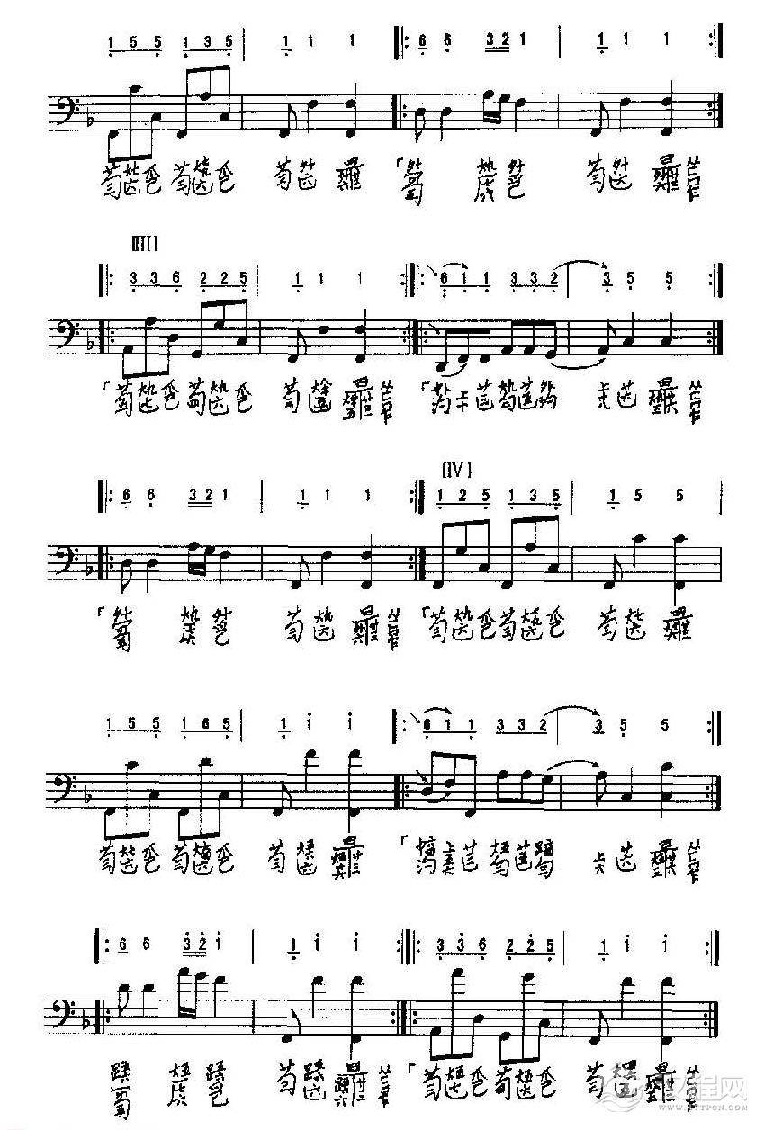 古琴基础琴演奏曲目《酒狂》