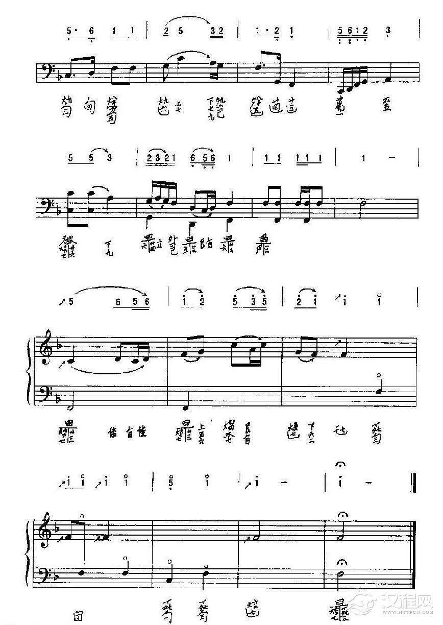 古琴基础琴演奏曲目《长门怨》