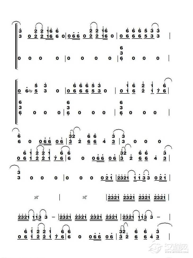 古筝乐谱[Billie Jean]简谱
